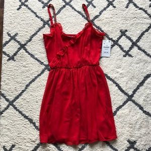 Zara Flowy Red Dress